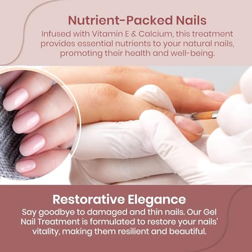 Mia Secret Professional Gel Nail Treatment Keratin Base & Top Gel 0.5 FLoz