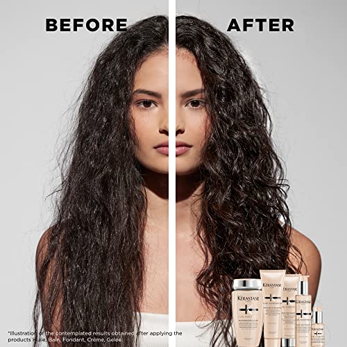 Kerastase Curl Manifesto Beurre Haute Nutrition Strenghening Hair Mask For All Wavy, Curly and Coily Hair - Prevents Breakages, Softens and Adds Shine, 6.8 Fl Oz