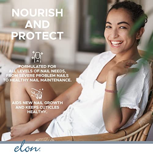 Elon Lanolin-Rich Nail Conditioner, Strengthens Nails & Protects Cuticles, Recommended by Dermatologists & Podiatrists (7.5 g.)