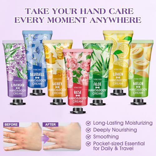 28 Pack Hand Cream Gifts Set for Women, Bulk Hand Lotion for Birthday Gifts for Women, Bridesmaid Gifts, Thank You Gifts, Party Favors, Mini Moisturizing Hand Lotion Travel Size for Dry Cracked Hands