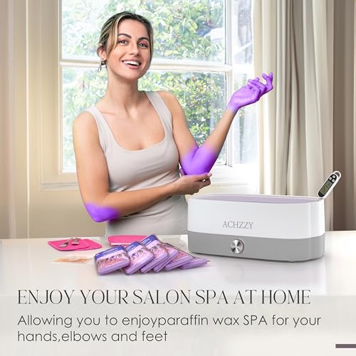 Paraffin Wax Machine for Hands and Feet, 4000ml Paraffin Bath, Paraffin Wax Warmer with Refills, Nourishing and Moisturizing, Professional-Grade Spa Treatment for Soft and Smooth Skin
