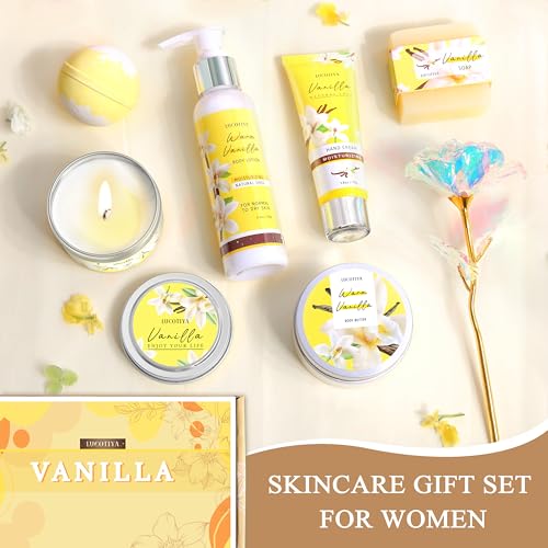 Birthday Gifts for Woman, Relaxing Spa Gift Baskets for Woman, Bath and Body Gift Set, Self Care Gifts Mothers Day Basket for Women Mom Her Friends Sister Wife Girlfriend Coworker Nurse