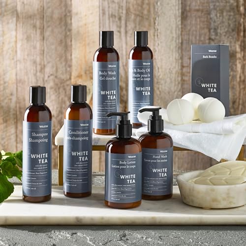 Westin White Tea Aloe Conditioner, 8 ounces - Repairive Conditioner for All Hair Types with Lightweight Formula, Signature White Tea Aloe Scent
