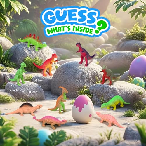 Bath Bombs for Kids with Dragon Toys Inside, Sanyi Dinosaur Toys Gifts for Kids 5-7, Dino Egg Fillers Bubble Bath Birthday Gifts for Boys Girls Toddler