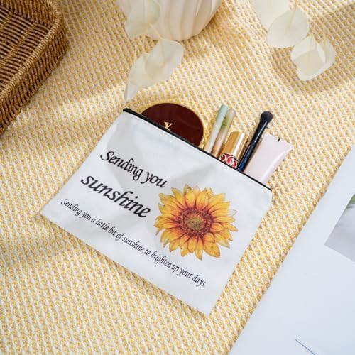 Birthday Gifts for Women, Self-Care Gift Box for Women - Sunshine & Sunflower Themed Relaxation Set, Encouragement Care Package for Best Friend (Birthday/Get Well/Thinking of You)