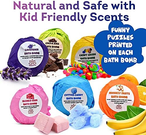 Made in USA Bath Bombs for Kids Surprise Toys Inside SEA Animals - 36 Ocean Toys Like Shark or Jellyfish | Natural Safe Bath Bombs Gift Set for Girls & Boys - Multicolored Organic Bubble Bath