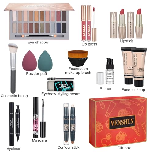 Makeup Kit for Women Full Kit Makeup Sets for Teenagers Makeup Kits for Women Teen Girls Includes 20 Colors Eyeshadow Palette Foundation Make Up Set for Beginners
