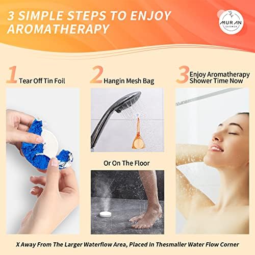 Shower Steamers Aromatherapy 21-Pack Shower Bombs Birthday Day Gifts for Her Him Mom Wife, Eucalyptus Rose Lavender Mint Essential Oil, Bath Bombs Girlfriend Birthday Self Care Gifts for Women,Men