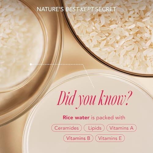 THE FACE SHOP Rice Water Bright Essential Shampoo, Rice Protein Hair Care for Strengthening Dry & Damaged Hair, Korean Shampoo, Hair Growth, Anti-Frizz, Anti-Hair Loss, Breakage Control, Sulfate Free