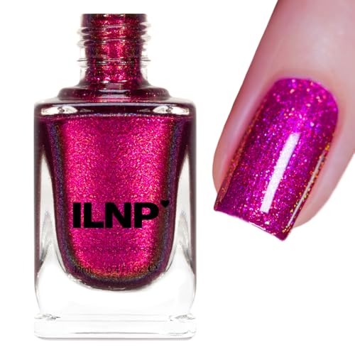 ILNP Showstopper - Vivid Magenta Shimmer Nail Polish