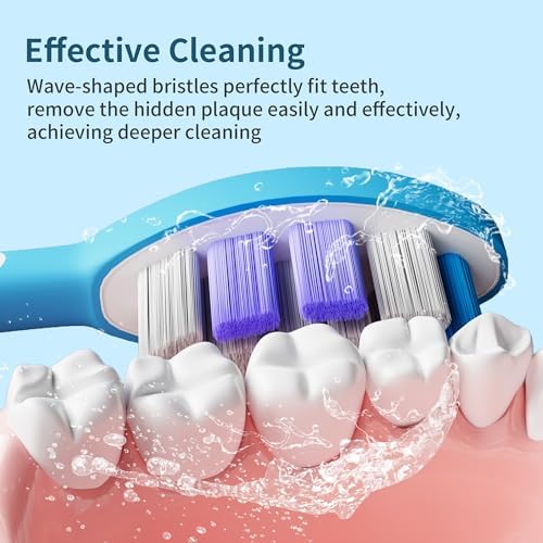 Electric Toothbrush Heads for Philips Sonicare Replacement Heads, 10 Pack Adults Kids 7+ Sonicare Toothbrush Replacement Brush Heads Philips Sonicare Sensitive Replacement Heads C2 C3 G2 G3 A3, White