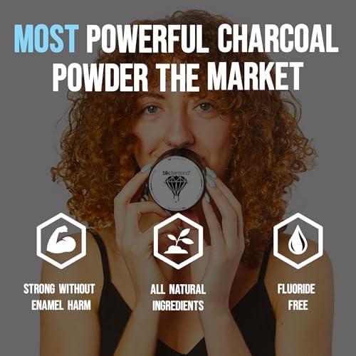 Premium Activated Charcoal Natural Coconut Teeth Whitening Powder - Safe for Enamel to get a Whiter and Brighter Smile - Organic Toothpaste Detoxifier