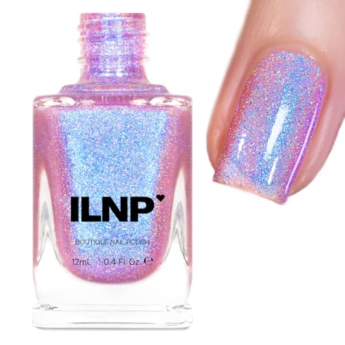 ILNP Flower Child - Radiant Soft Pink to Blue Shimmer Nail Polish - Vegan, Cruelty Free, Non Toxic