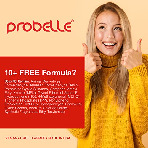 Probelle Hydrating Base Coat for Dry and Brittle Nails, Instant Moisturizer, Nourishes and Soothes Nails with a Healthy Glow, Extends Polish Life, Ideal for Dehydrated, Rough, Breaking Nails