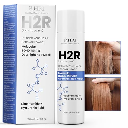 Advanced Molecular Bond Repair Overnight Hair Mask | Hydrating Treatment for Dry, Damaged Hair | Strengthens All Hair Types | Professional Care for Curly Hair and Breakage Repair | Smooth Results
