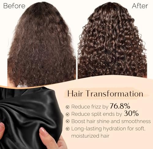 YANIBEST Silk Bonnet Satin Bonnet for Sleeping Women and Men, Adjustable Double Layer Hair Bonnet for Curly Braids Hair
