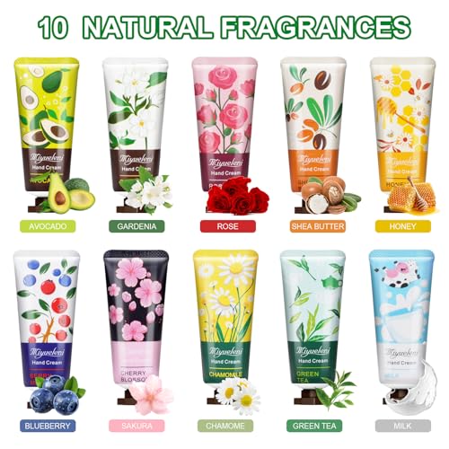 80 Pack Hand Cream Gift Set: Hand Lotion Travel Size, Teacher Appreciation Gifts, Hand Cream for Dry Cracked Hands, Mini Lotion Bulk, Small Gifts for Women Corworkers Nurse Birthday Party