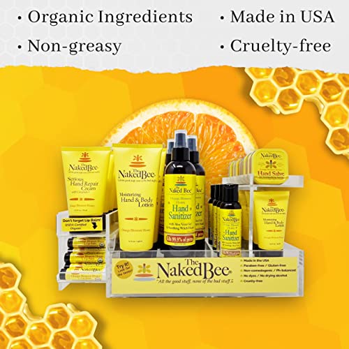 The Naked Bee Orange Blossom Honey Restoration Foot Balm, (2 oz) - 2 Pack