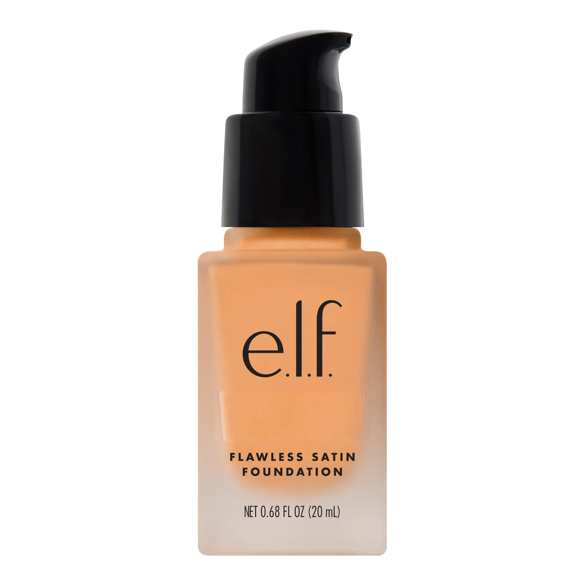 e.l.f. Flawless Satin Foundation, Lightweight & Medium Coverage, Semi-Matte Finish, Vegan & Cruelty-Free, Buttercup, 0.68 Fl Oz (20mL)