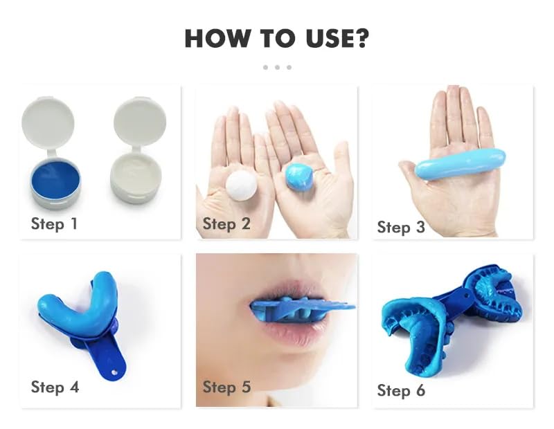 168 gm Kit - VPS Material -Mold - Retainers - Dentures - Grillz - Step by Step DIY Instructions - Trays