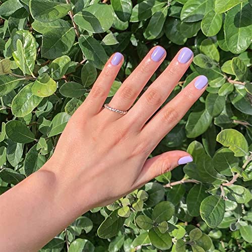 Dazzle Dry Nail Lacquer (Step 3) - Faith - A cool, pastel lavender with gray undertones. Full coverage cream. (0.5 fl oz)