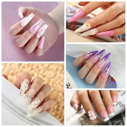 Acrylic Nail Kit for Beginners with Everything 3pc Acrylics Powder 6pcs Gel Nail Polish 18pcs Glitter Decoration Powder Professional Nails Kit Acrylic Set with U V Light and Drill Gifts for Women
