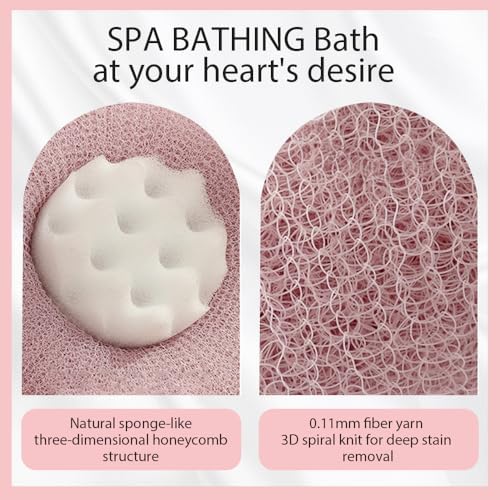 Super Soft Sunflower Suction Cup Bath Ball, 2025 Upgraded 2-in-1 Sunflower Bath Ball, Exfoliating Shower Sponge Cleaning Brush with Suction Cup Shower Sponges for Women Men (Apricot+Green)