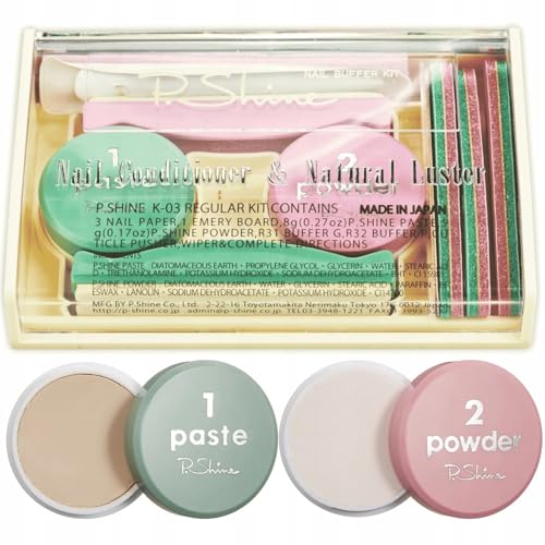 Japanese Manicure Set - Powder Nail Kit - Nail Strengthener For Damaged Nails - Professional Nail Kit - Nail Plate Care - Nail Repair For Damaged Nails - Nail Strengthener And Growth