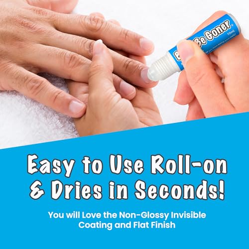 Nail Deterrent, Treatment for Kids and Adults, Non-Glossy Invisible Coating, Stop Nail Biting and Thumb Sucking Today, 0.3 Fl Oz