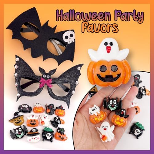 12 Piece Halloween Bath Bombs with Toys Inside for Kids, Bath Bombs for Kids with Surprise Inside, Kids Bath Bombs Party Favors for Kids with Halloween Treat Bag and Halloween Mask…