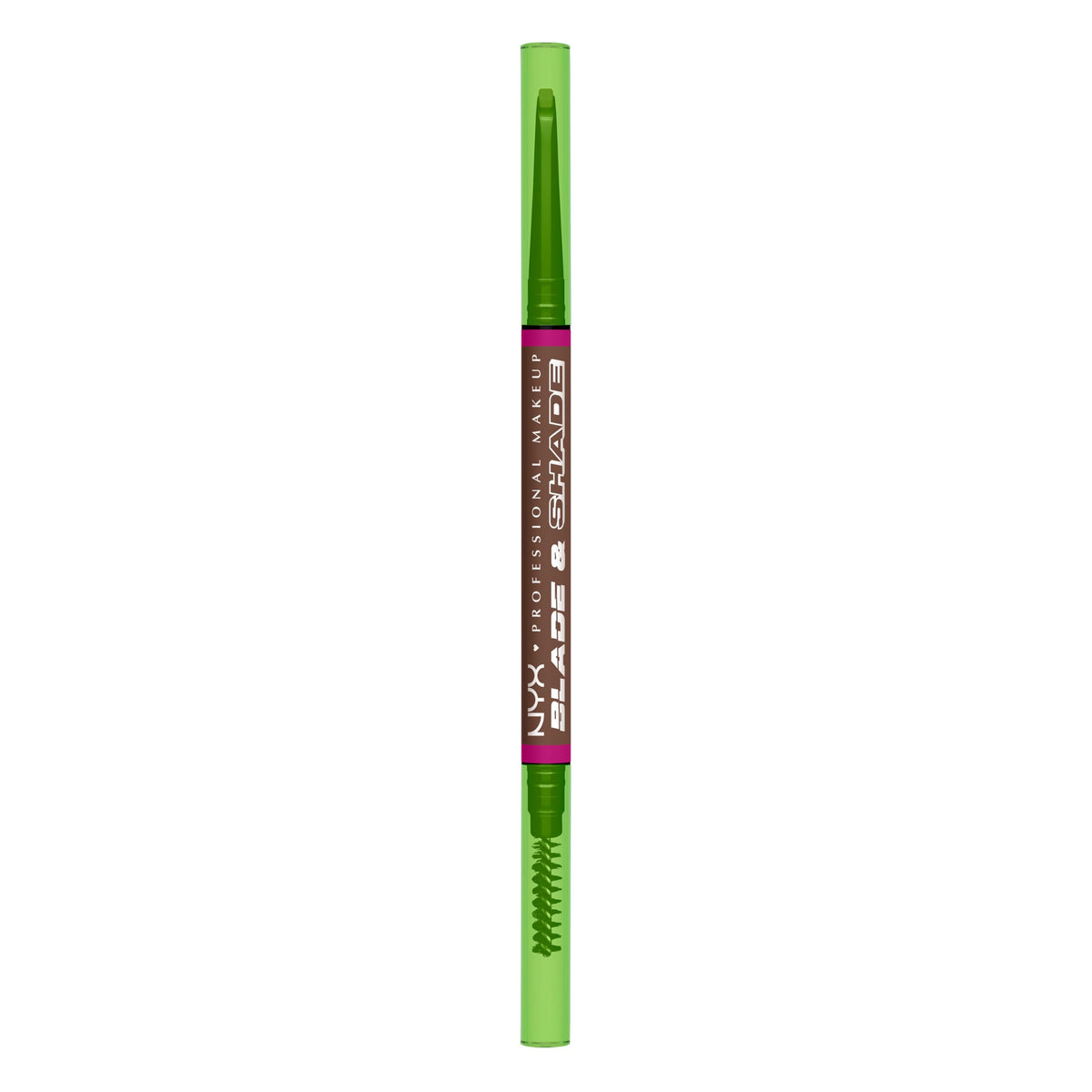 NYX PROFESSIONAL MAKEUP Blade & Shade Brow Pencil, Nano Mechanical Eyebrow Pencil, Up to 16HR Make Up Wear - Chocolate