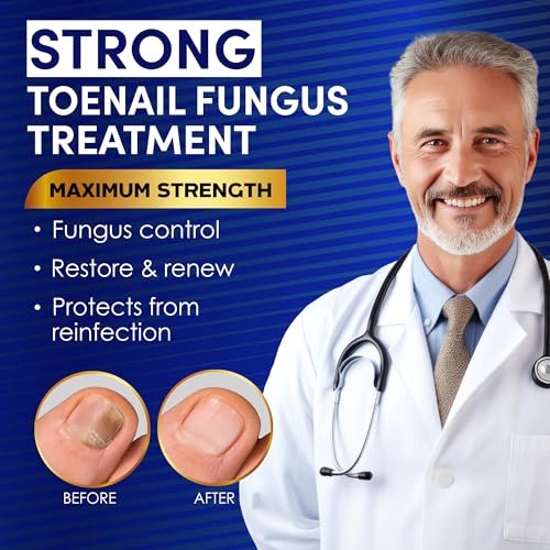 2 Bottle Toenail Fungus Treatment Extra Strength, 25% Undecylenic Acid, Tea Tree Oil, Toe Nail Fungus Treatments, Toe Fungus Treatment for Toenail