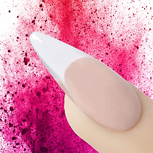 Young Nails Acrylic Core Powder - Self-Leveling Acrylic Nail Powder, Clear Nude Pink White Acrylic Powder for Nail Extenstion, Professional Grade, Superior Adhesion, Color - Clear, 45g