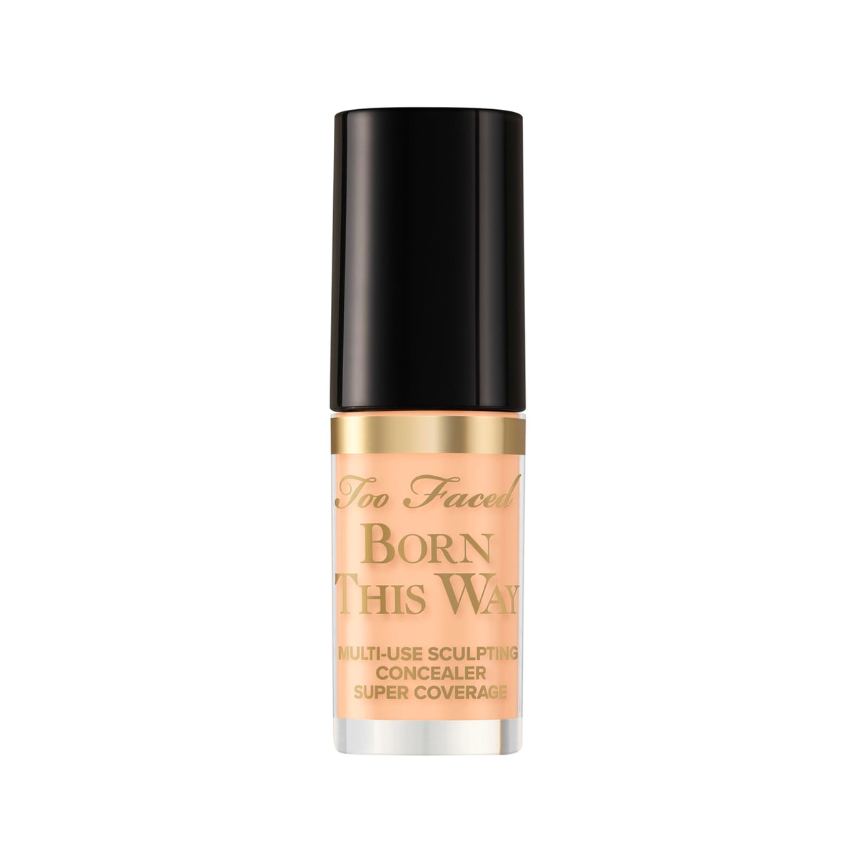 Too Faced Born This Way Super Coverage Multi-Use Concealer | Full Coverage, Oil Free, Long Lasting + Hydrating, 0.06 Fl Oz, Vanilla