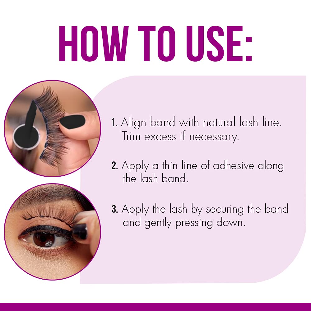 DUO Quick-Set Strip Lash Adhesive - Dark Tone, Quick-Drying, Long-Lasting, Water-Resistant Lash Glue for Strip & Individual Lashes, 0.18 oz, 1-Pack