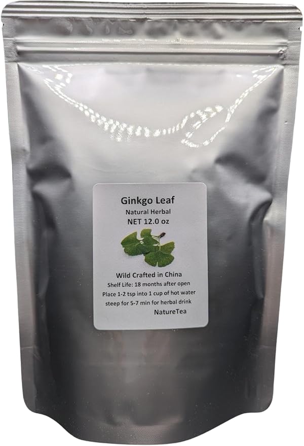Ginkgo Leaf - Ginkgo Biloba Loose Leaf 100% from Nature (04 oz)