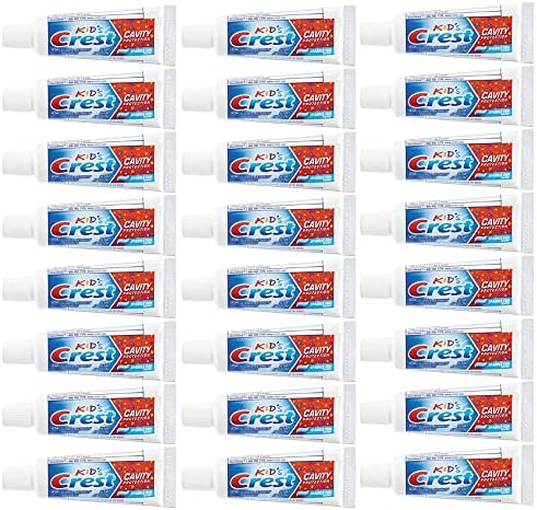 Crest Kids Cavity Protection Toothpaste, Sparkle Fun, Travel Size 0.85 oz (24g) - Pack of 24
