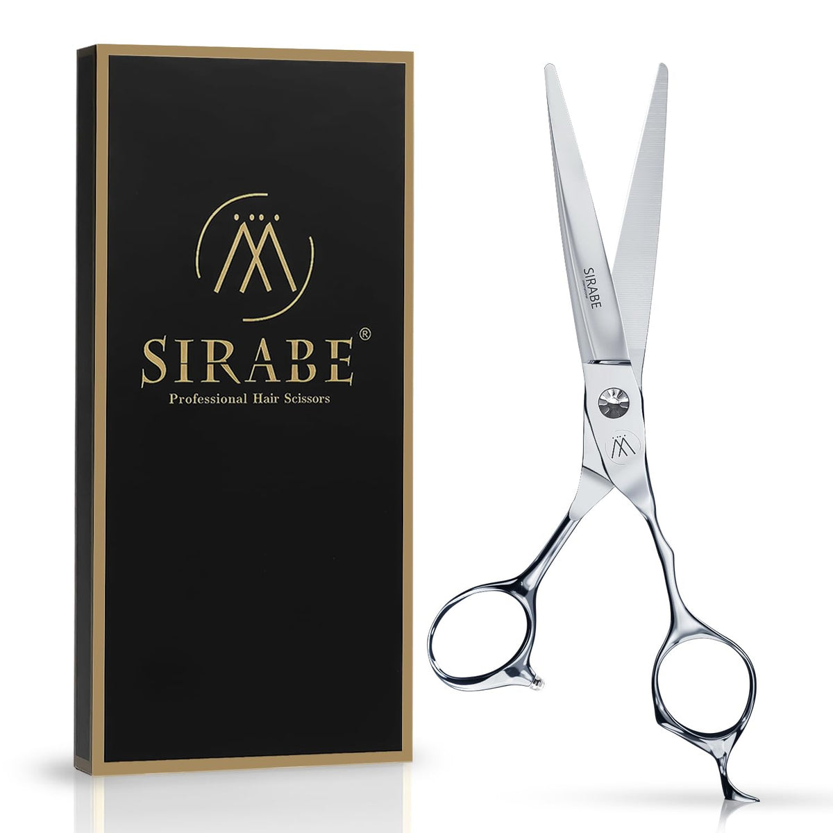 Sirabe HIGH-END Professional Barber Scissors, Ultra Sharp Blades, Hair Cutting Scissors Shears Haircut Scissors for Salon Hairdressing and Home Use