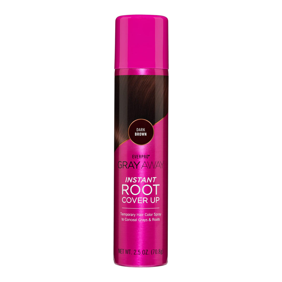 EVERPRO Gray Away Instant Root Cover Up Spray 2.5oz - Dark Brown