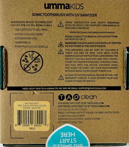 Tao Clean Umma Kids Sonic Toothbrush & UV Sanitizing Station