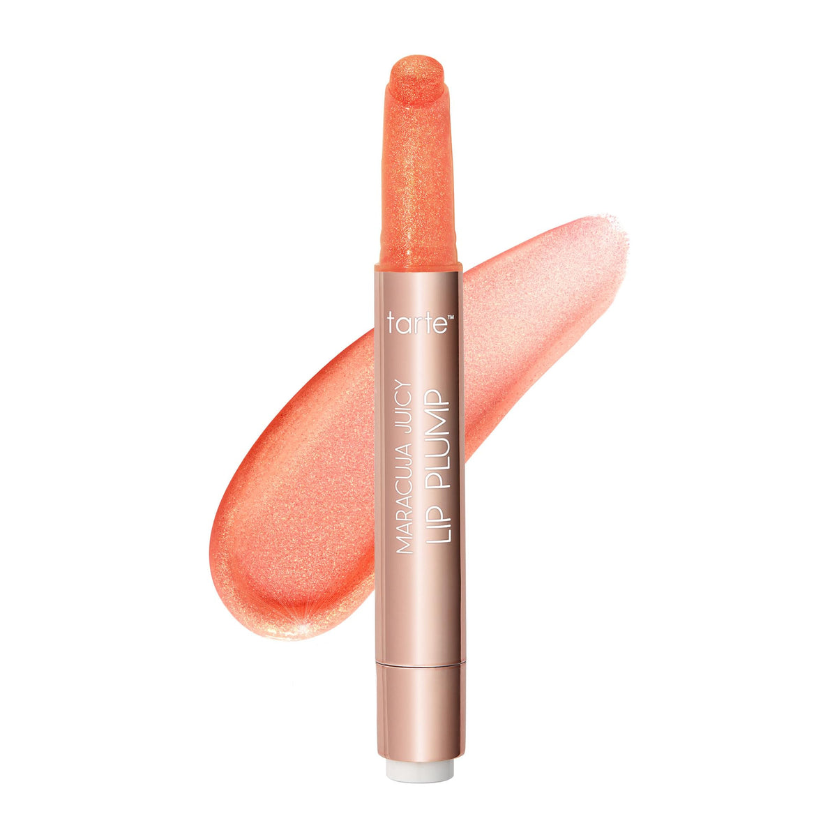 tarte maracuja juicy shimmer glass lip plump - coral shimmer glass - full size