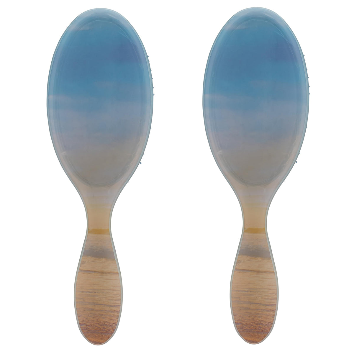 Wet Brush Original Detangler Hair Brush, Blue (Desert Afterglow), Ultra-Soft IntelliFlex Bristles, Detangling Bristles Glide Through Tangles (Wet Dry & Damaged Hair), Women & Men (2 Pack)