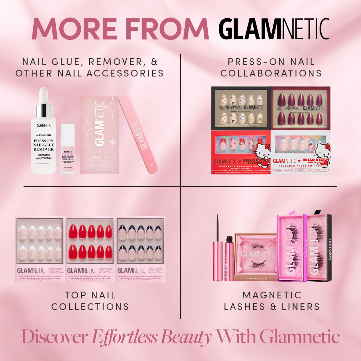 Glamnetic 7-in-1 Nail Buffer | All-in-One, 7 Step Nail Buffing Block for Filing, Shaping, Smoothing & Polishing | Lightweight & Easy to Use | EVA & Sandpaper Nail File Buffer