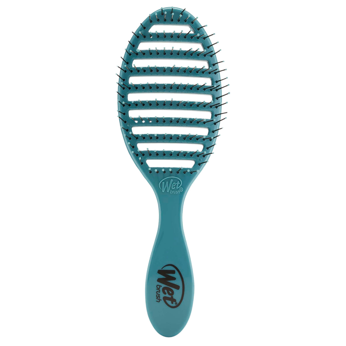 Wet Brush Speed Dry Hair Brush - Ocean (Free Spirit) - Vented Design and Ultra Soft HeatFlex Bristles Are Blow Dry Safe With Ergonomic Handle Manages Tangle and Uncontrollable Hair - Pain-Free