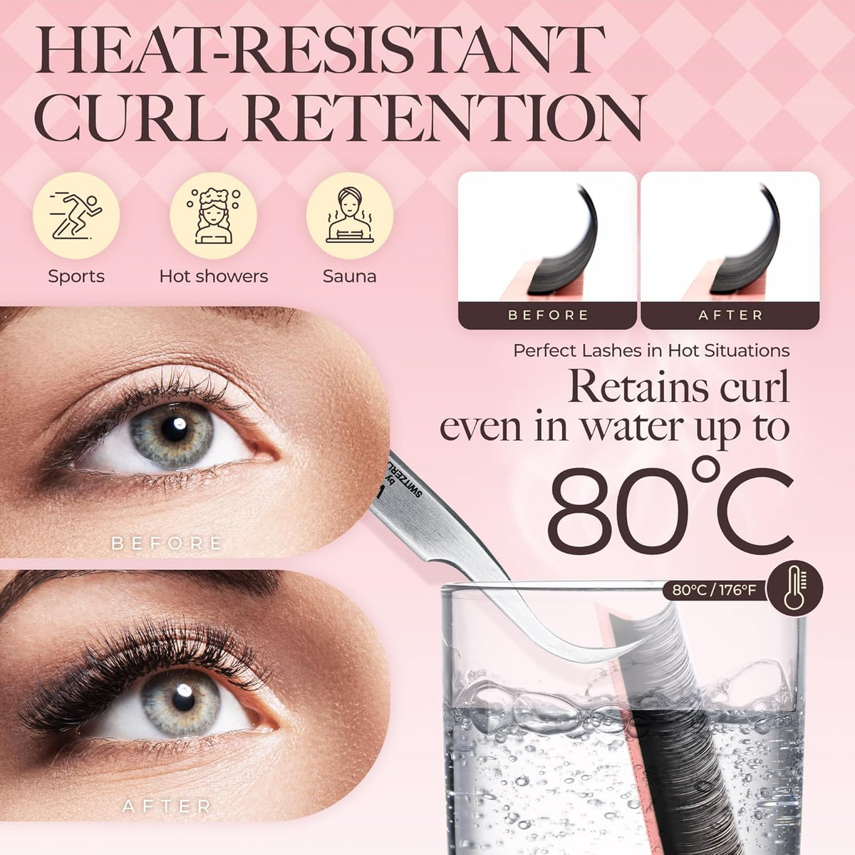 LASHVIEW Classic Lash Extensions 0.03-0.20 J/B/L/C/CC/D Curl 8-16mm Mixed & Single Length Tray, Soft Matte Dark Professional Eyelashes Extension(0.10 CC 8-16mm)