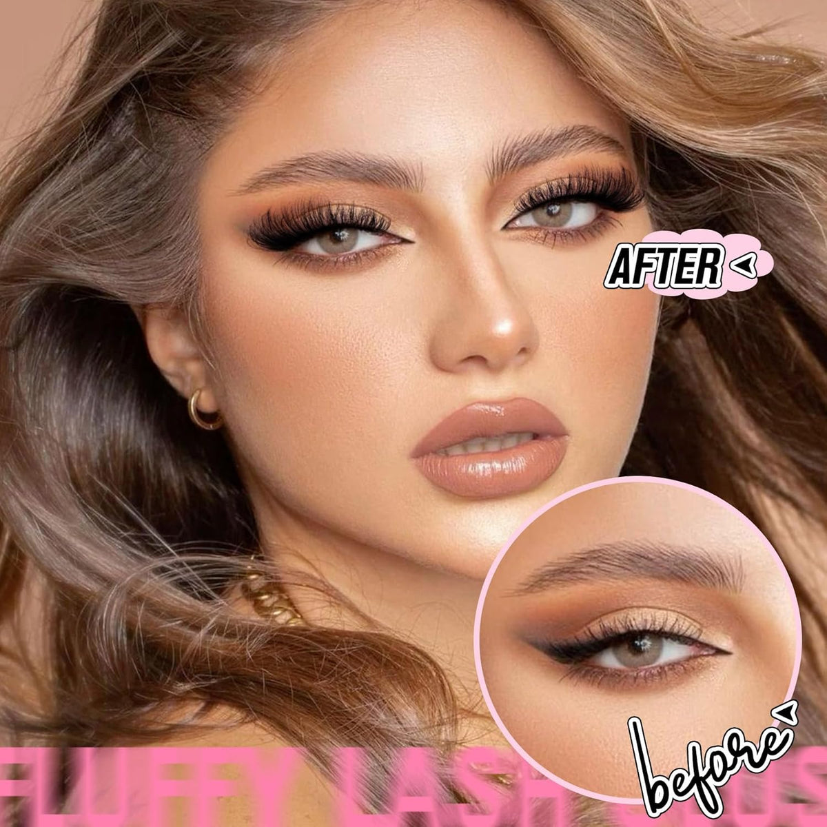 Fluffy Lash Clusters Wispy Eyelash Extension 10-18MM 180Pcs Individual Lashes Clusters Natural Eyelashes Extensions DIY at Home by Pleell