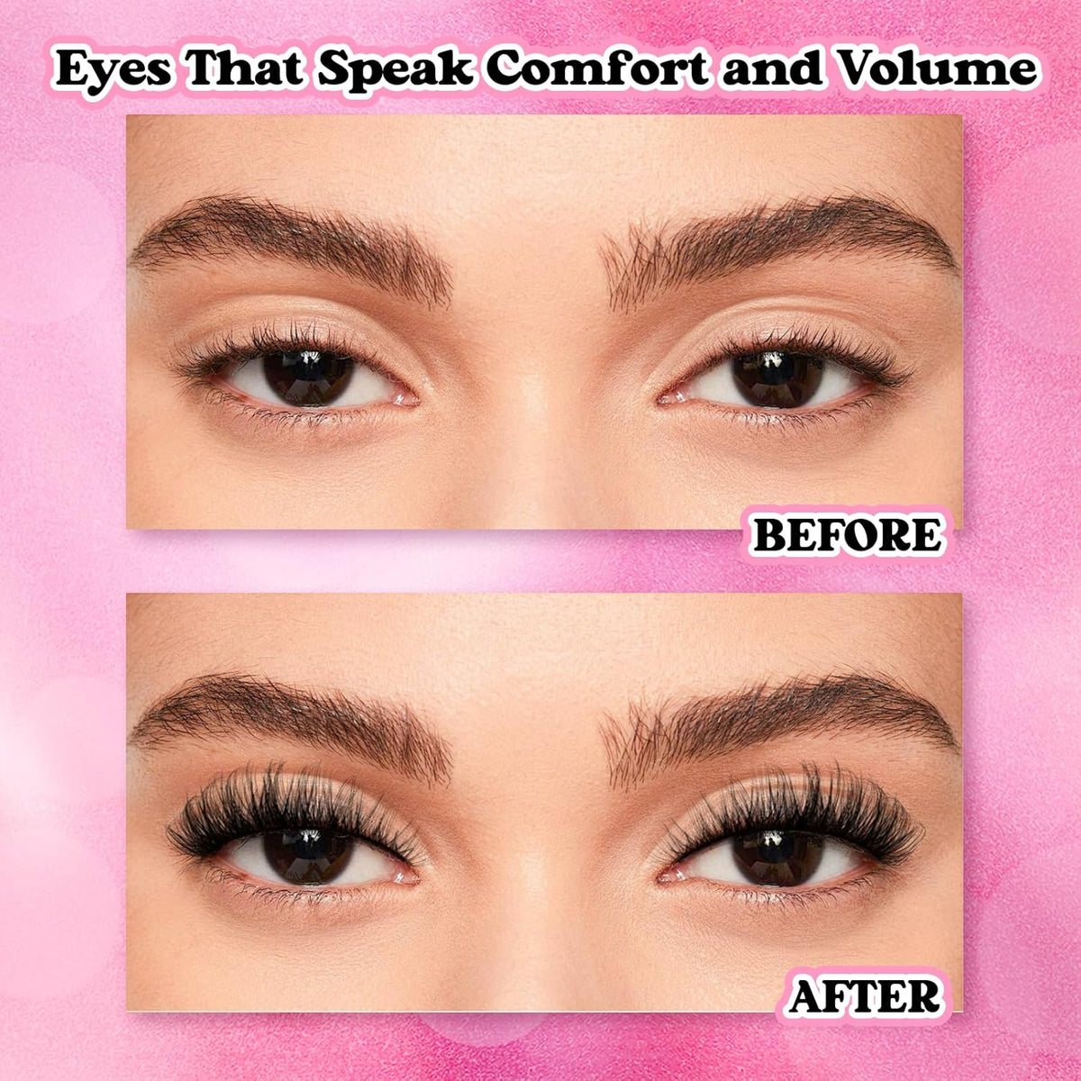 Lash Clusters 240pcs 30D+40D 12-18mm Cluster Lashes Mixed Tray 3D Effect Volume Individual Lashes Cluster Eyelash Extensions Fluffy Soft D Curl DIY Lash Extension Kit at Home (30D+40D-0.07-D,12-18mm)