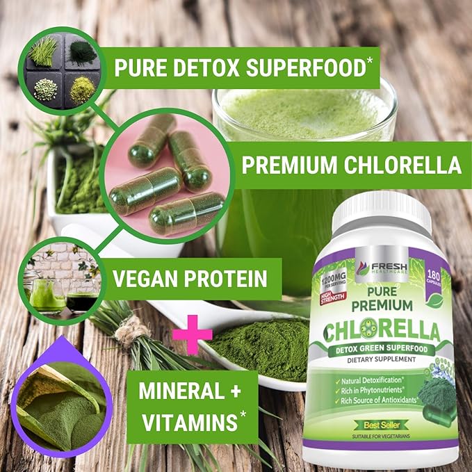 FRESH HEALTHCARE Chlorella and Black Seed Oil - Bundle