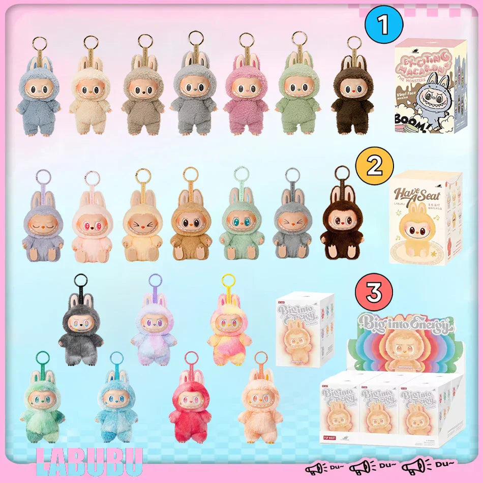 2025 Labubu Have A Seat Keychain Toy