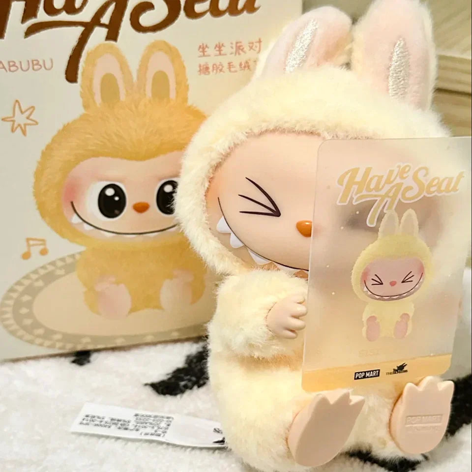 PopMart Labubu Have A Seat Series Vinyl Face Doll Keychain